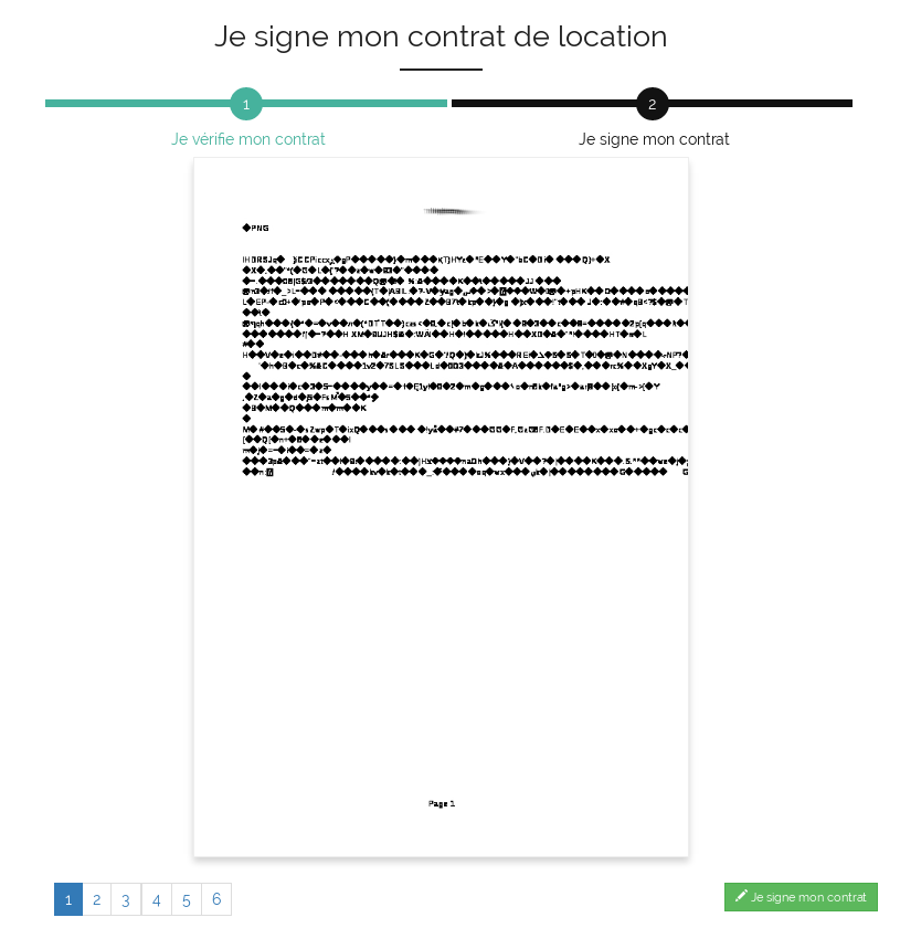 Vérification du contrat de location